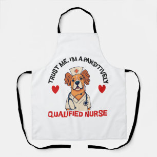 Tablier Infirmière qualifiée Pawsitively