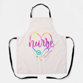 Tablier Infirmière stéthoscope (Recto)