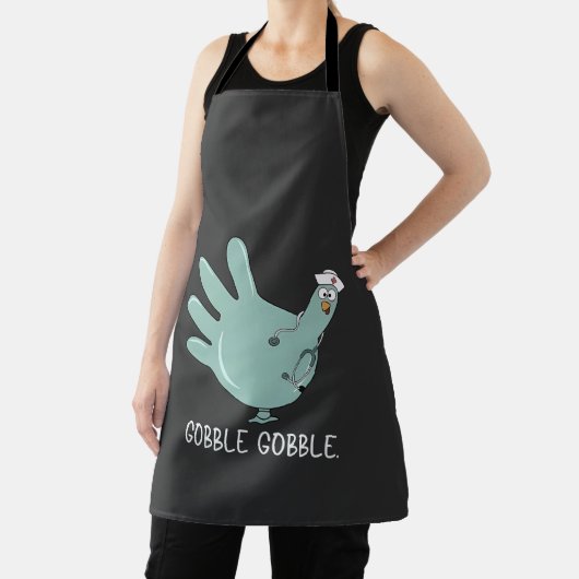 Tablier infirmière Turquie Gobble Squad ER infirmière Than (Insitu)