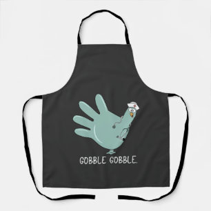 Tablier Infirmière Urgences Dinde Gobble Squad Infirmière