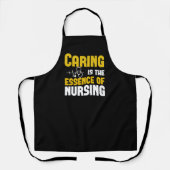 Tablier Infirmières Corona - Les soins sont l'essence (Recto)