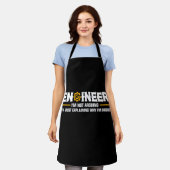 Tablier Ingénieur Je ne parle pas d'ingénierie drôle (Porté)