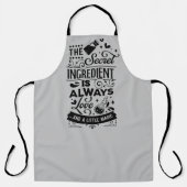 Tablier Ingrédient secret de cuisine sorcière cool (Recto)