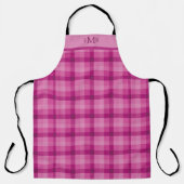 Tablier Initiales de monogramme personnalisées à plaqué ro (Recto)