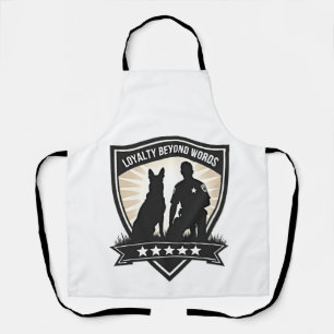 Tablier Insigne de police K9 vintage Loyalty Beyond Words