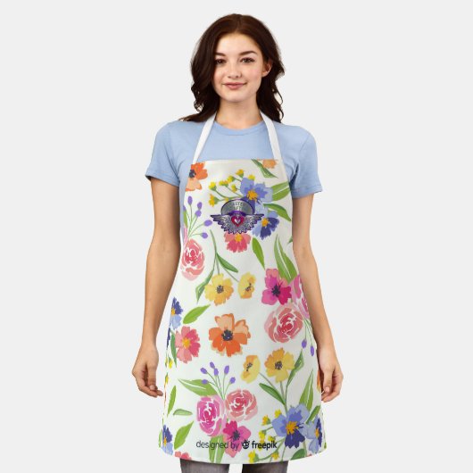 Tablier Insigne principal du scrapbooker (Porté)