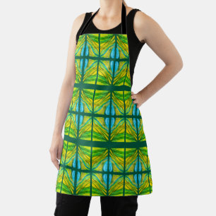 Tablier Inspirations du désert vert