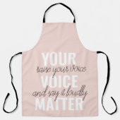 Tablier Inspirer votre vocabulaire Motivation Citation (Recto)