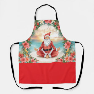 Tablier instructeur de yoga Noël Père Noël