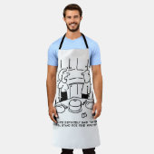 Tablier Instructions pour la recette de 5 minutes (Porté)
