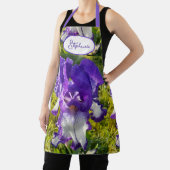 Tablier Iris iris fleurs fleuris Cottage Jardin Anniversai (Insitu)