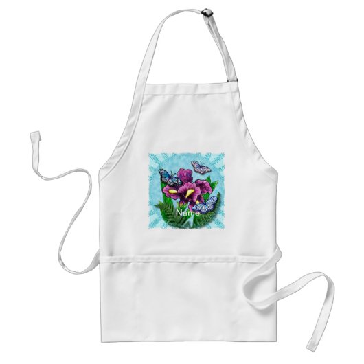 Tablier Iris Papillon Rosée (Devant)