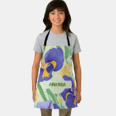Tablier Iris Pastel Coloré Motif personnalisé (Insitu)