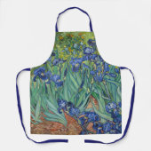 Tablier Irises par Van Gogh (Recto)