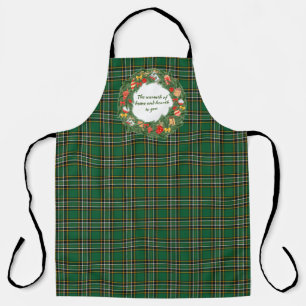 Tablier Irish Blessing et Tartan