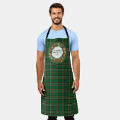 Tablier Irish Blessing et Tartan (Porté)