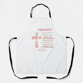 Tablier Irish Blessing For GODDAUGHTER - Cadeau Personnali (Recto)