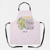 Tablier Irish Blessing For GODDAUGHTER - Cadeau Personnali (Recto)