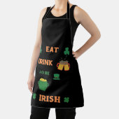Tablier irish Manger et boire de la bière (Insitu)