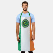 Tablier Irish shamrock (Porté)