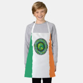 Tablier Irish shamrock (Porté)