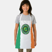 Tablier Irish shamrock (Insitu)