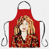 Tablier Irlandaise à la tête rouge (Recto)