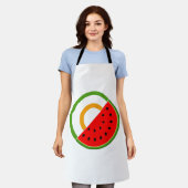 Tablier IRLANDE AVEC PALESTINE - Watermelon (Porté)