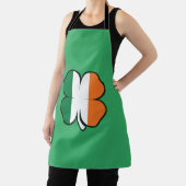 Tablier Irlande drapeau irlandais shamrock trèfle Jour de  (Insitu)