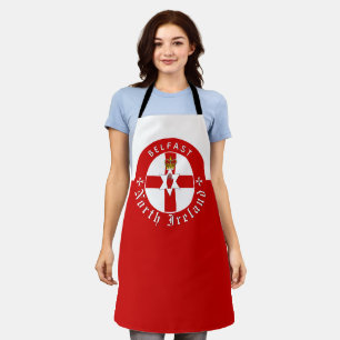 Tablier Irlande du Nord Chefs Apron, Drapeau irlandais Uls
