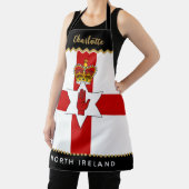 Tablier Irlande du Nord Chefs Apron, Irish / Ulster Flag (Insitu)