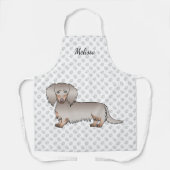 Tablier Isabella et Tan Longue Chevelure Chien Dachshund & (Recto)