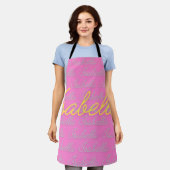 Tablier Isabella Signature Nom Motif (Porté)