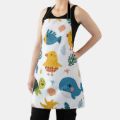 Tablier Island Flow All-Over Print Apron Gift (Insitu)