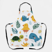 Tablier Island Flow All-Over Print Apron Gift (Recto)