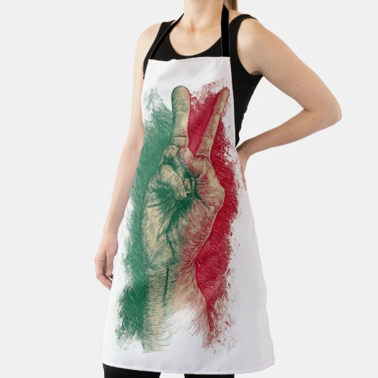 Tablier Italian Hand Gesture Sing Language Funny Italy (Insitu)