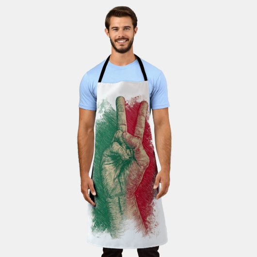 Tablier Italian Hand Gesture Sing Language Funny Italy (Porté)