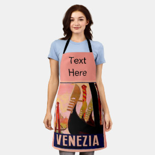 Tablier Italie Abstraite Design ajouter du texte, Apron