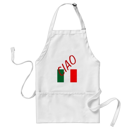 TABLIER ITALIE APRON PERSONNALISER — CIAO (Devant)