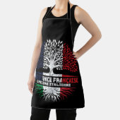 Tablier Italie Italie France drapeau des racines d'arbre (Insitu)