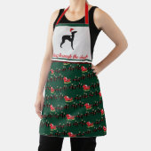 Tablier Italien Greyhound Christmas Iggy  (Insitu)