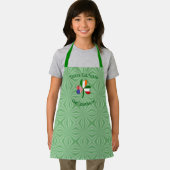 Tablier Italien Irlandais Etats-Unis drapeaux Shamrock per (Insitu)