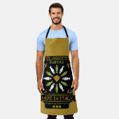 Tablier Italien Sardine Art Print Kitchen Cadeau (Porté)