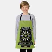 Tablier Italien Sardine Art Print Kitchen Cadeau (Porté)