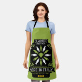 Tablier Italien Sardine Art Print Kitchen Cadeau (Porté)