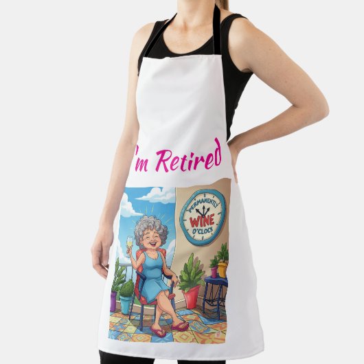 Tablier It's Wine O'Clock (Insitu)