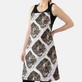 Tablier Jabberwock à travers le miroir John Tenniel (Insitu)