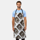 Tablier Jabberwock à travers le miroir John Tenniel (Porté)