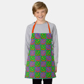 Tablier Jack-o'Lantern Checks (Porté)
