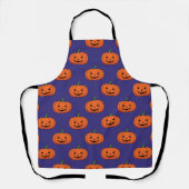 Tablier Jack-O'Lantern Citrouille Motif d'Halloween (Recto)